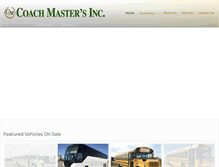 Tablet Screenshot of coachmasters.com
